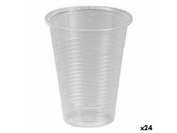 Set de vasos reutilizables Transparente 25 Piezas 200 ml (24 Unidades) ALGON