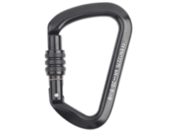 Gancho de seguridad Anub de aluminio con forma de D para escalada al aire libre con cierre seguro.