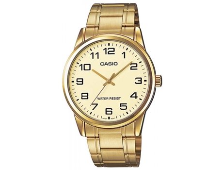 Reloj CASIO Hombre (Acero Inoxidable - Dorado)