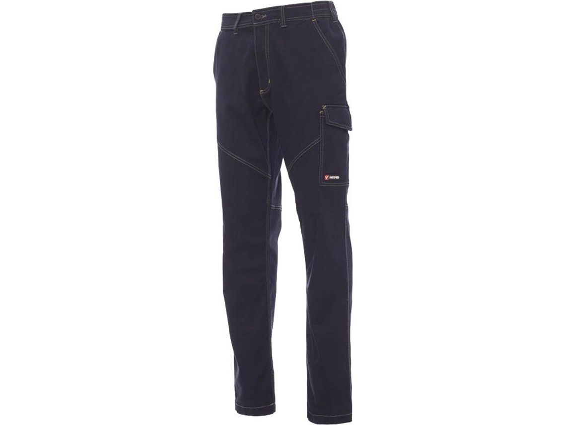 Pantalone CHEMITOO lBY PAPERworker Strech Tamaño lAzul Marinho