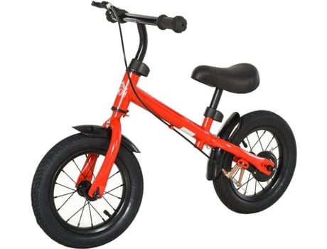 Bicicleta Sin Pedales homcom 370098 rojo 86 43 60 cm de equilibrio 86x43x60