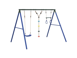 Juego De Columpios De Exterior VIDAXL Multicolor Acero