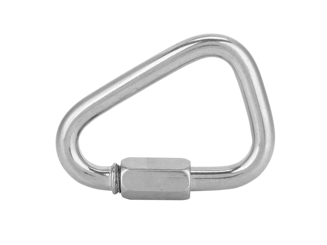 Candado Caranha Quickdraw De Acero Inoxidable Resistente Con Forma De Melón Para Escalada Al Aire Libre M12