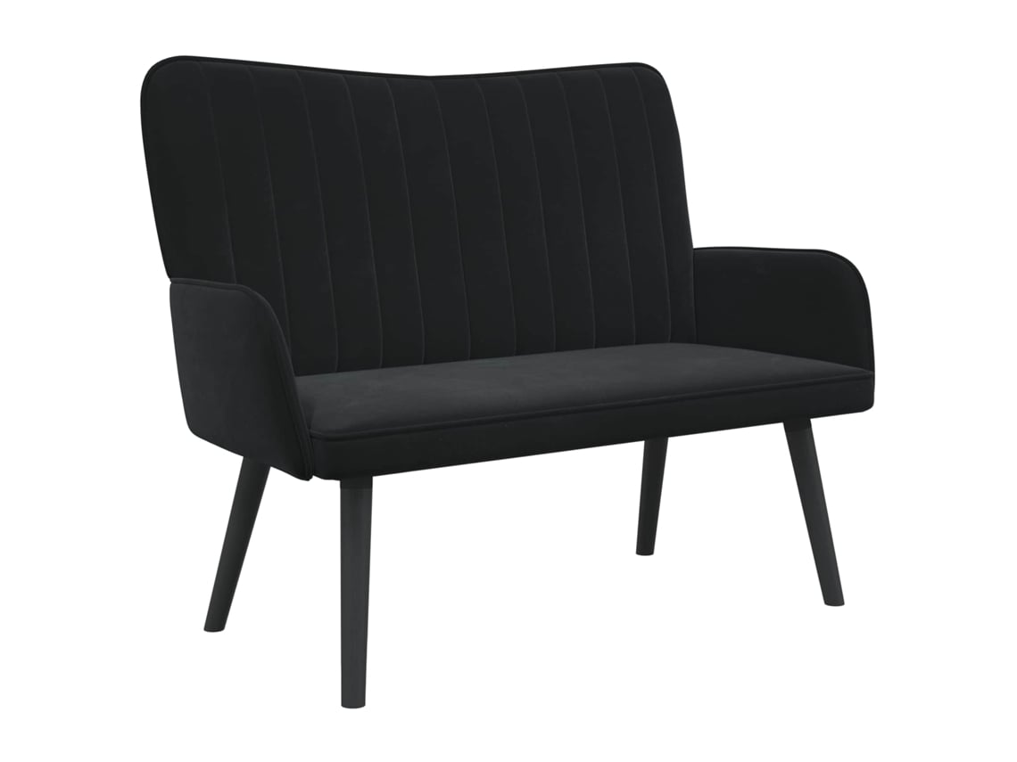 Maison Exclusive - Sofá De 2 Plazas Negro 115 X 61 X 87 Cm Pwned_by_lord666_ywh