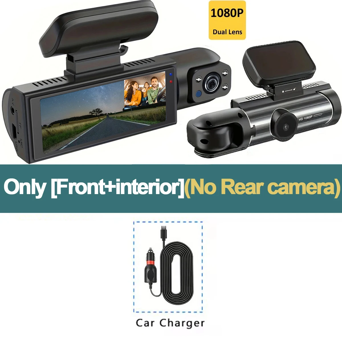 (tarjeta Sd De 32g, 2 Canales) Dvr Para Automóvil, Dvr 1080p