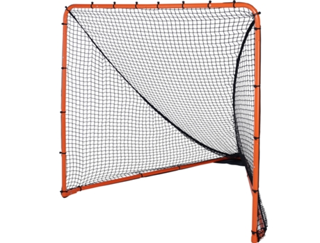 Red de portería de Lacrosse de 6 pies x 6 pies equipo de entrenamiento de Lacrosse de patio plegable acero VEVOR