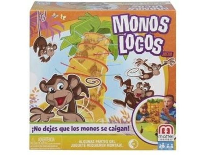 Juego De Mesa mattel tumblin monkeys edad 5 games locos para niños 52563