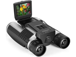 Binóculos Com Câmera Display Lcd Digital 12x32 5mp Tirar Fotos Gravador De Vídeo Função Binóculos Câmera Preto Facpoet