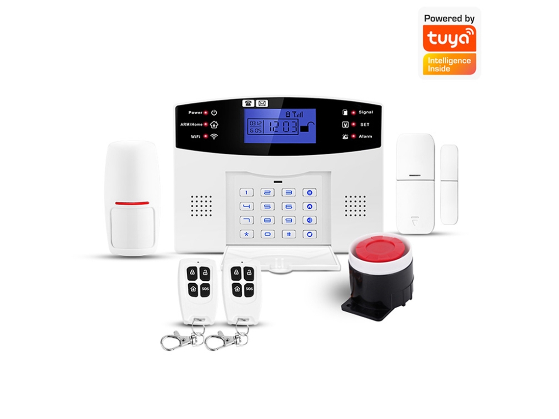 Kit de alarma inalámbrica para el hogar con control remoto Wi-Fi y GSM