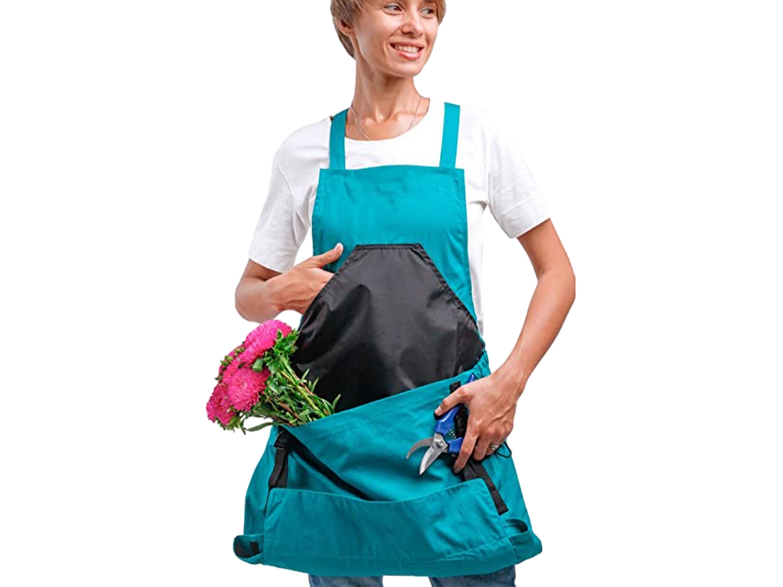 Delantal De Jardinería Con Bolsillos, Delantal Impermeable Para Cosecha, Con Bolsillos De Liberación Rápida Para Mujeres Y Hombres