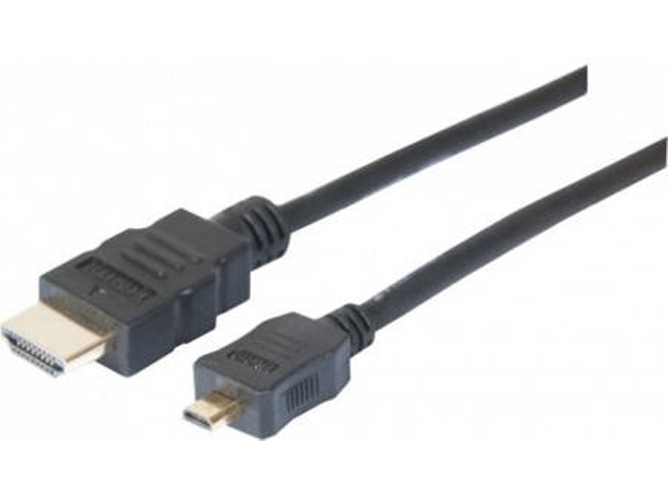 Cable HDMI TECLINE (HDMI - HDMI - 2 m - Negro)