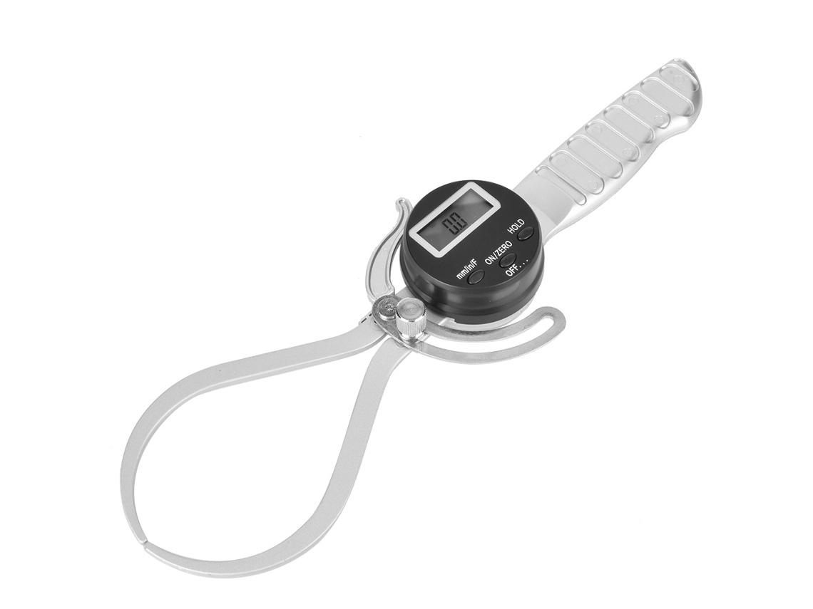Calibrador electrónico de diámetro interior con herramienta digital de medición de tejidos de alta precisión.