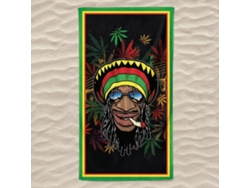 Toalla De Playa De Microfibra Rastafari Cannabis