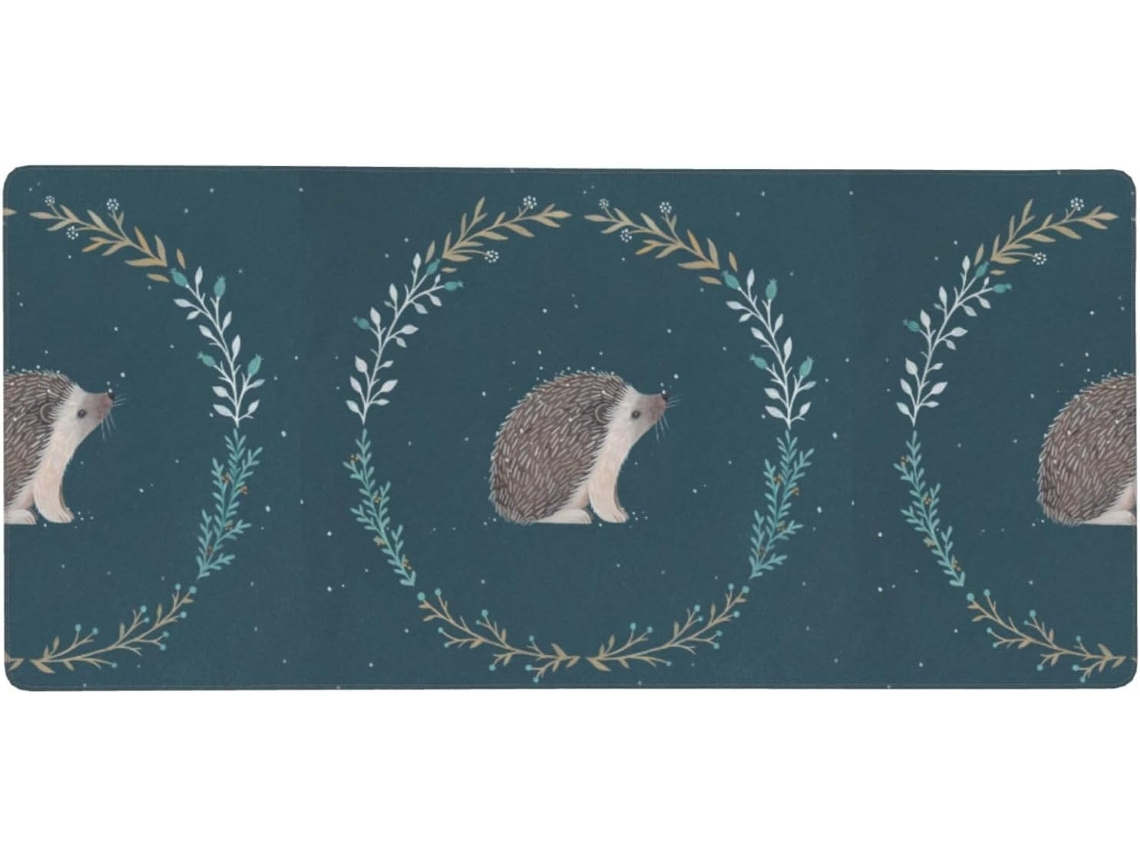 Besportble Adorable De Ratón Grande Con Diseño De Erizo Y Goma Antideslizante 40 X 90 Cm
