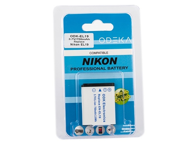 Batería ODEKA Ion-Litio ODK-EL19 para NIKON