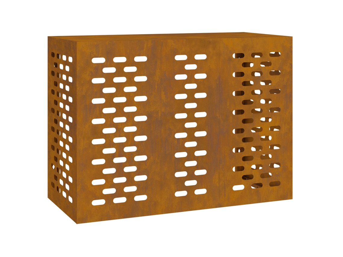 Cubierta Para Aire Acondicionado - Acero Corten Vidaxl Brown Steel (110x50x80 Cm)