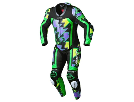 Traje de Hombre para Motociclismo RST Airbag Proseries Evo Verde (2XL)