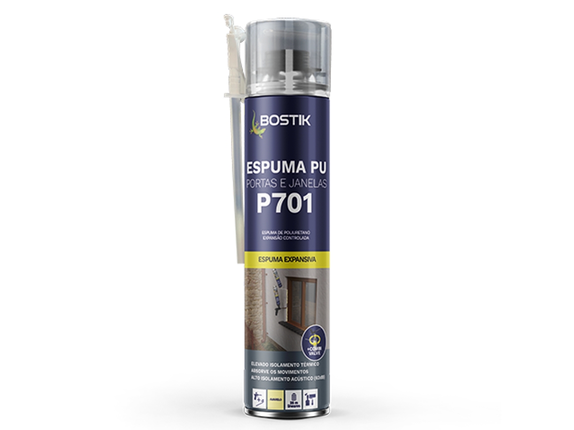 Espuma de poliuretano P701 para puertas y ventanas 750 ml