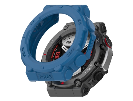 Caja de reloj Amazfit T-Rex 2 Armor Hollow TPU (azul oscuro)