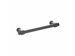 Tirador para mueble, Material Aleación de zinc. Distancia entre ejes 128. Acabado barnizado negro mate, Tornillos de fijación incluidos (25mm) HARDWAREXCHANGE