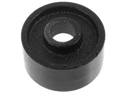 Rueda Delantera Giratoria Para Gato Hidráulico Horizontal, Acero, 2,5 Toneladas, 6,5 X 6,5 X 3,5 Cm, Negra.