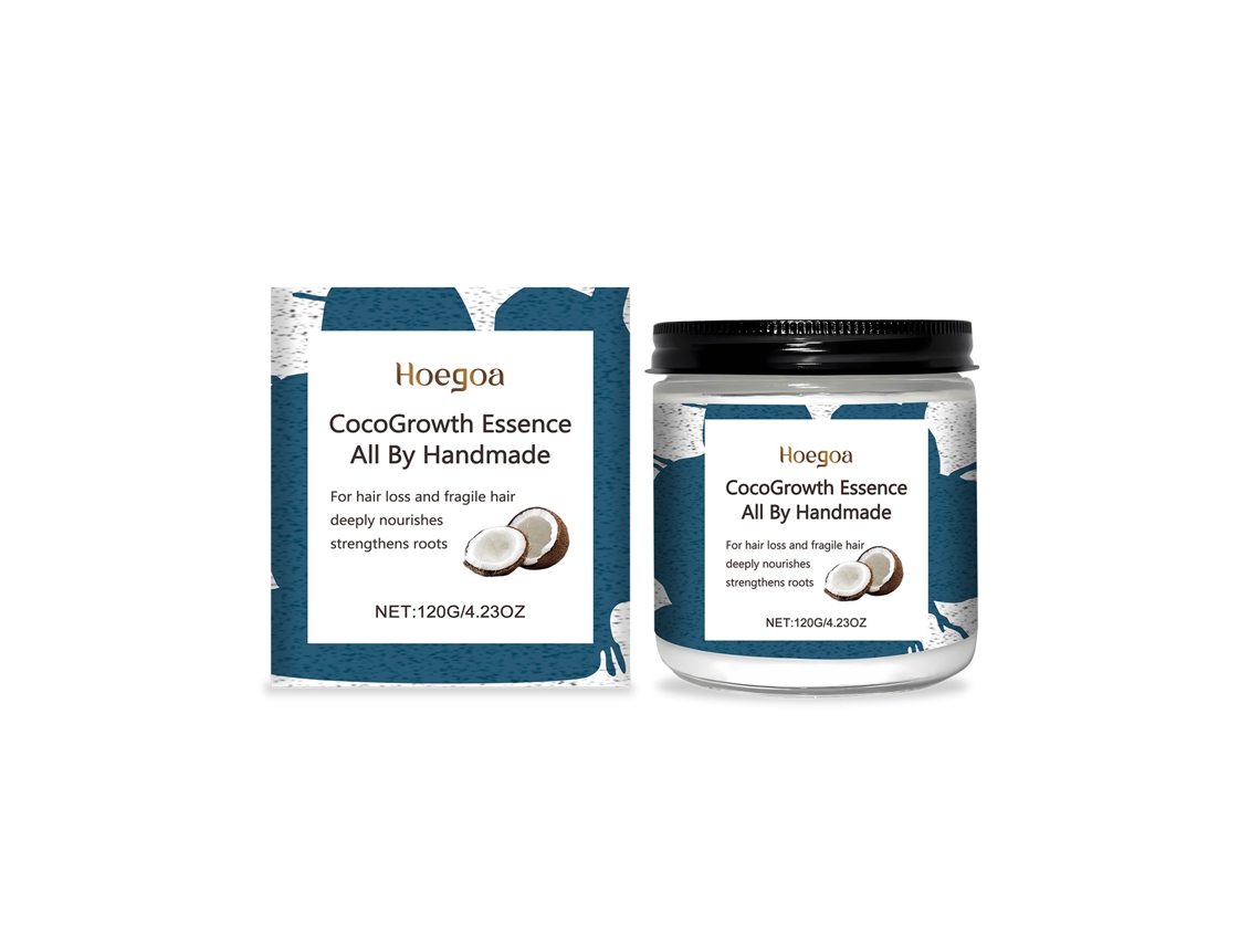 Mascarilla capilar de aceite de coco: nutritiva e hidratante.