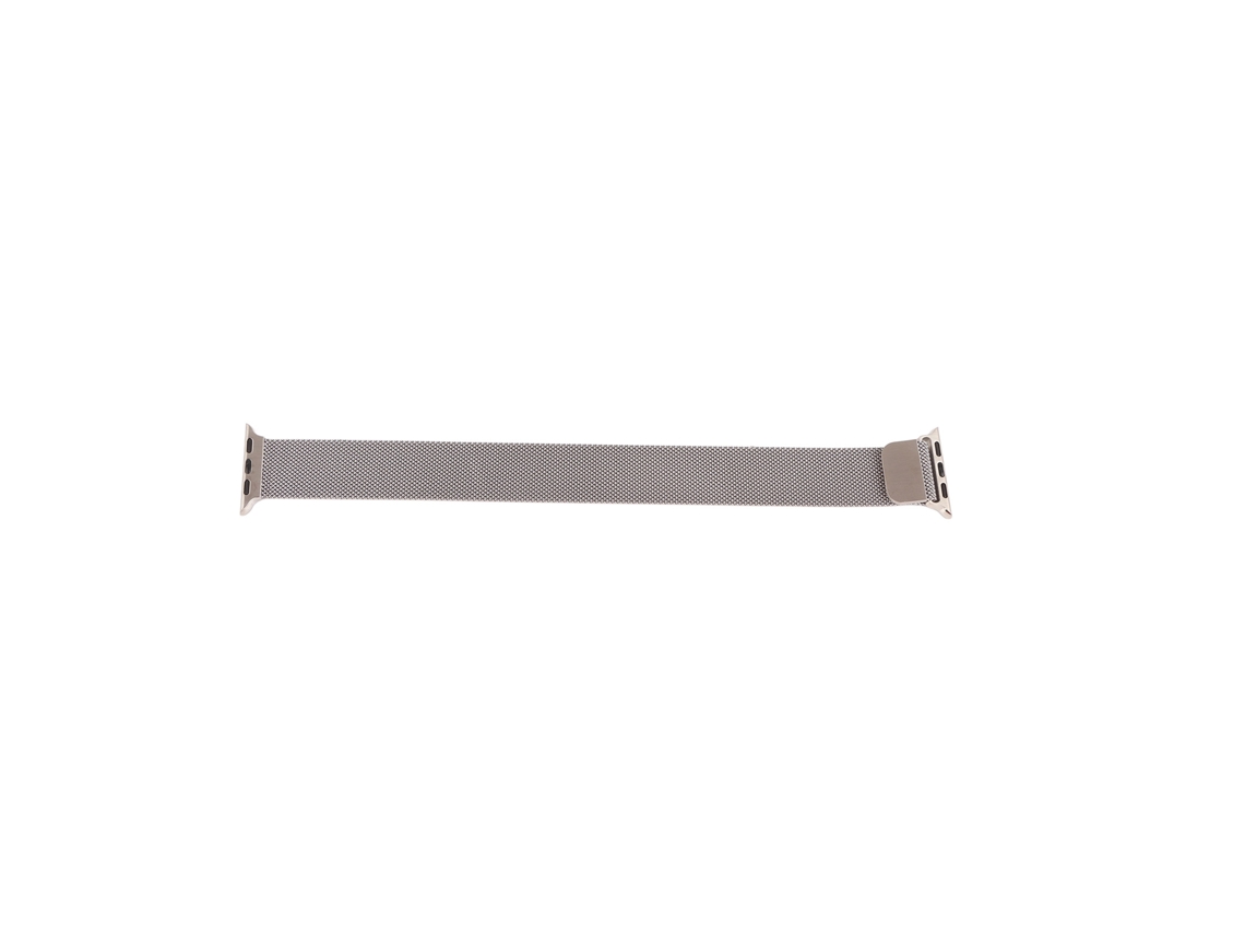 Correa de reloj de malla de acero inoxidable con cierre magnético de 38 a 41 mm