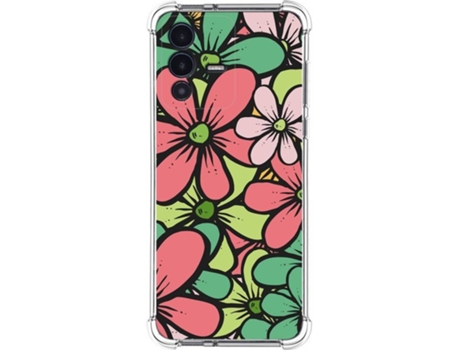 Carcasa para Vivo V23 5G TUMUNDOSMARTPHONE Dibujos Antigolpes Flores 02 Multicolor