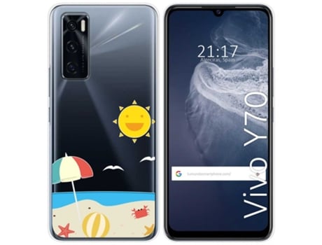 Carcasa Vivo Y70 TUMUNDOSMARTPHONE Dibujos Transparente Multicolor