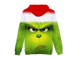 2026-sudadera Navideña 3d Grinch Unisex Verão Outono Inverno Moda Hip Hop Poliéster Espandex L