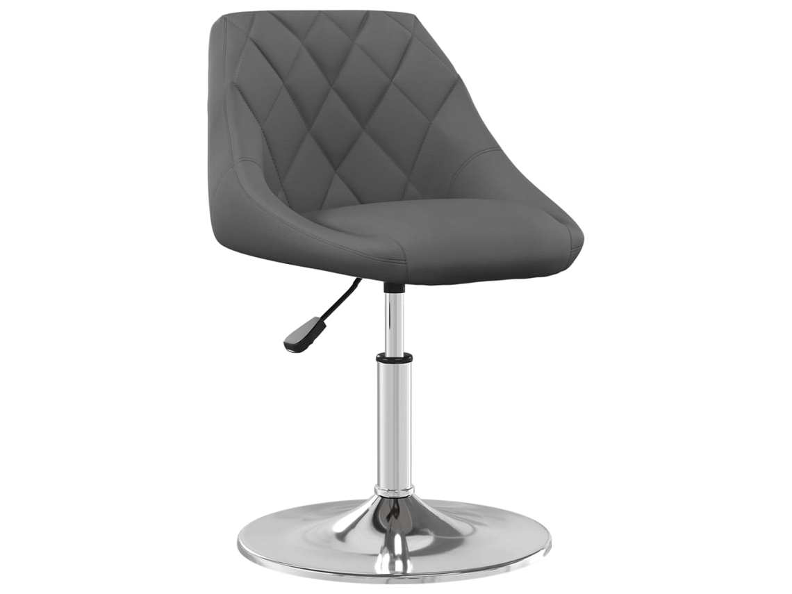 Pack 6 Uds Sillas De Comedor | Silla De Comida | Silla De Cocina Giratorias Terciopelo Gris Oscuro Wsd653606