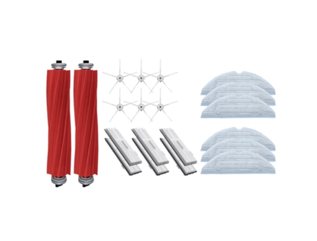 20 piezas de repuesto, piezas de limpieza, cepillo principal, paños de fregona, cepillo lateral de filtro Hepa lavable para Xiaomi Roborock S7 T7S ...