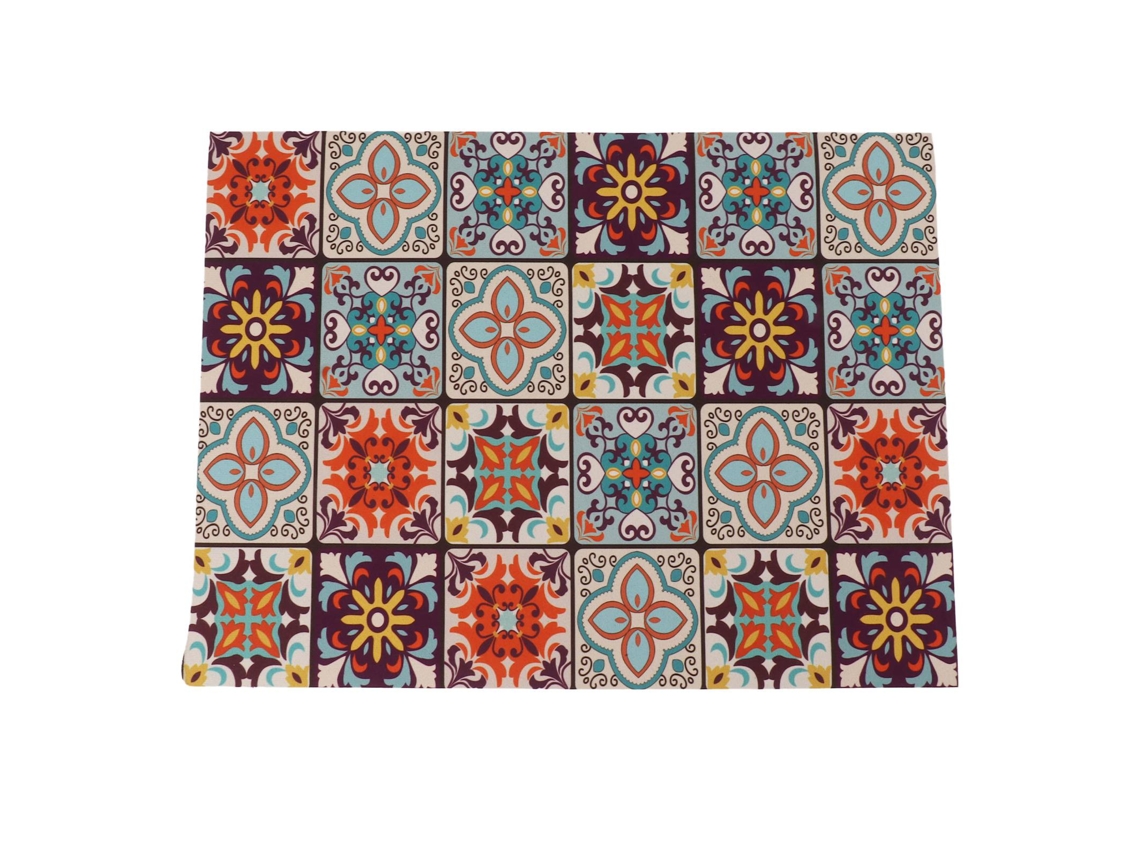 Alfombrillas reutilizables de silicona antiadherentes para freidora de aire (4 unidades), color rojo y negro