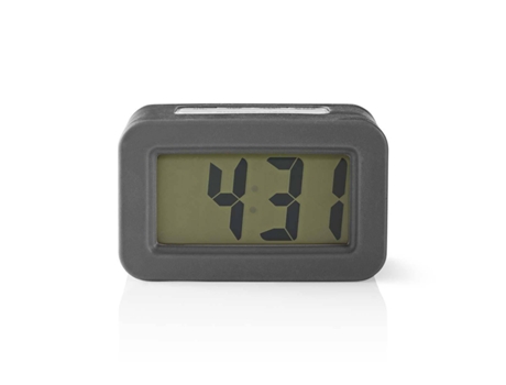 Reloj despertador de escritorio digital con pantalla LCD retroiluminada NEDIS