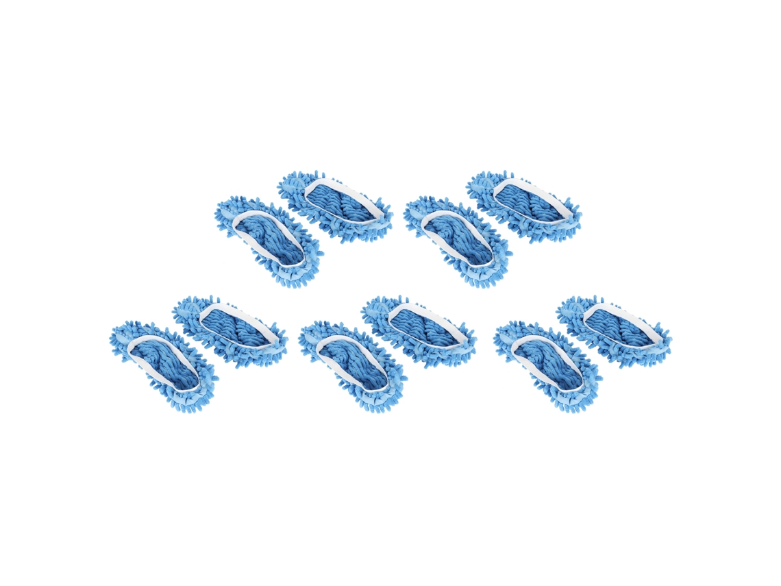 10 Unidades De Espátulas De Chenilla Para Limpiar Suelos, Para Zapatos, Accesorio Para Quitar El Polvo, Color Azul.