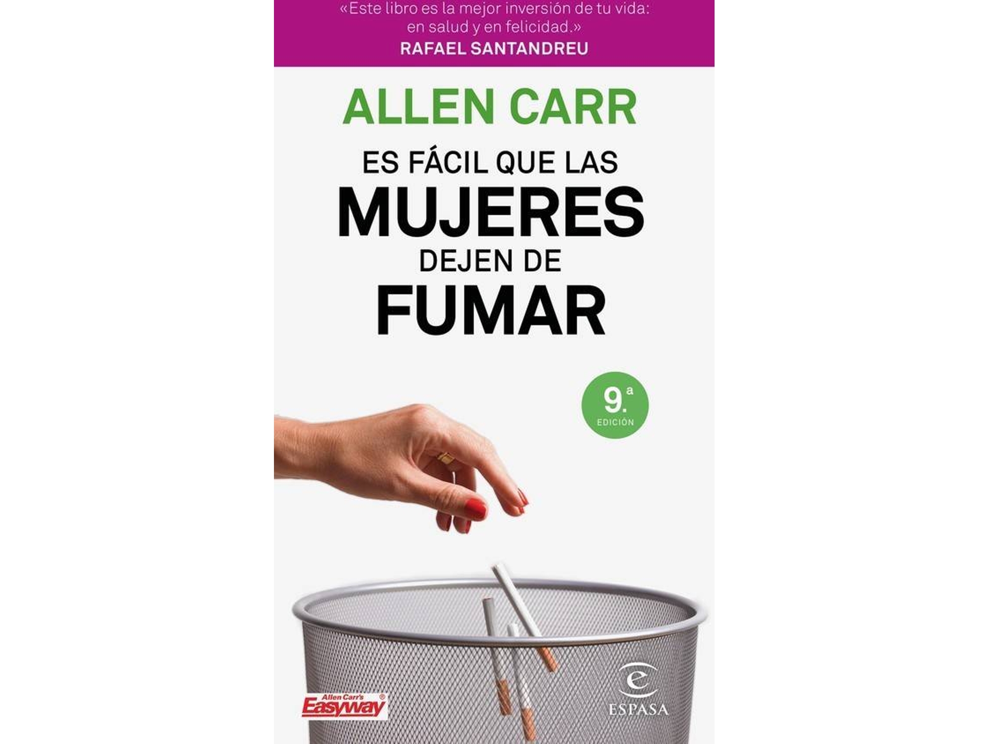 Libro Es Fácil Que Las Mujeres Dejen De Fumar de Allen Carr (Español)