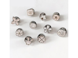 Broche Con Botón Anti-luz, 10 Piezas Para Quitarse La Ropa, Extraíble Y Ajustable.