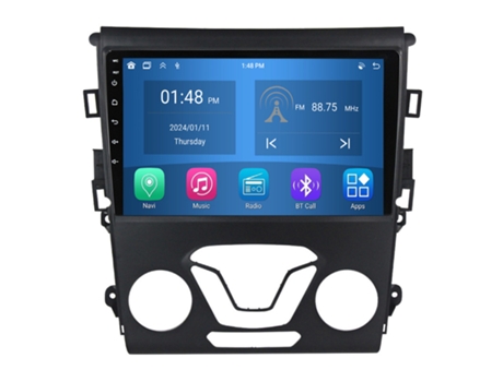 Autoradio 4GB RAM64GB ROM ROVERONE para Ford Mondeo 5 Fusion 2014 - 2019 CarPlay Android Coche Radio Bluetooth Navegación