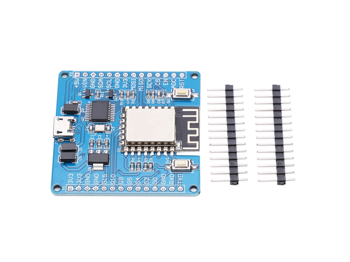 Placa De Desarrollo Python Con Esp8266, Entrada De Cc De 5v/3.3v Y Pines De Conexión.