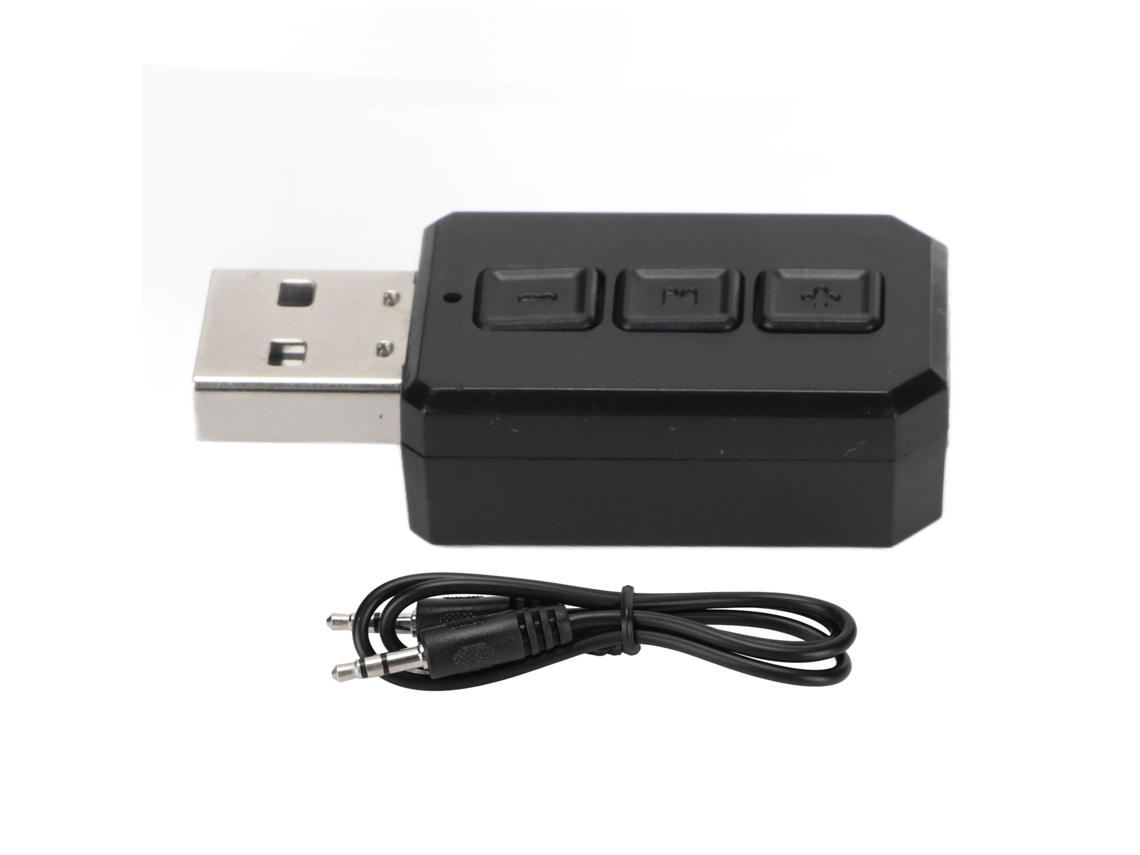 Adaptador Transmisor-receptor Bluetooth 5.0 2 En 1 Para Coche, Teléfonos Móviles Y Televisores Con Llamadas Manos Libres.