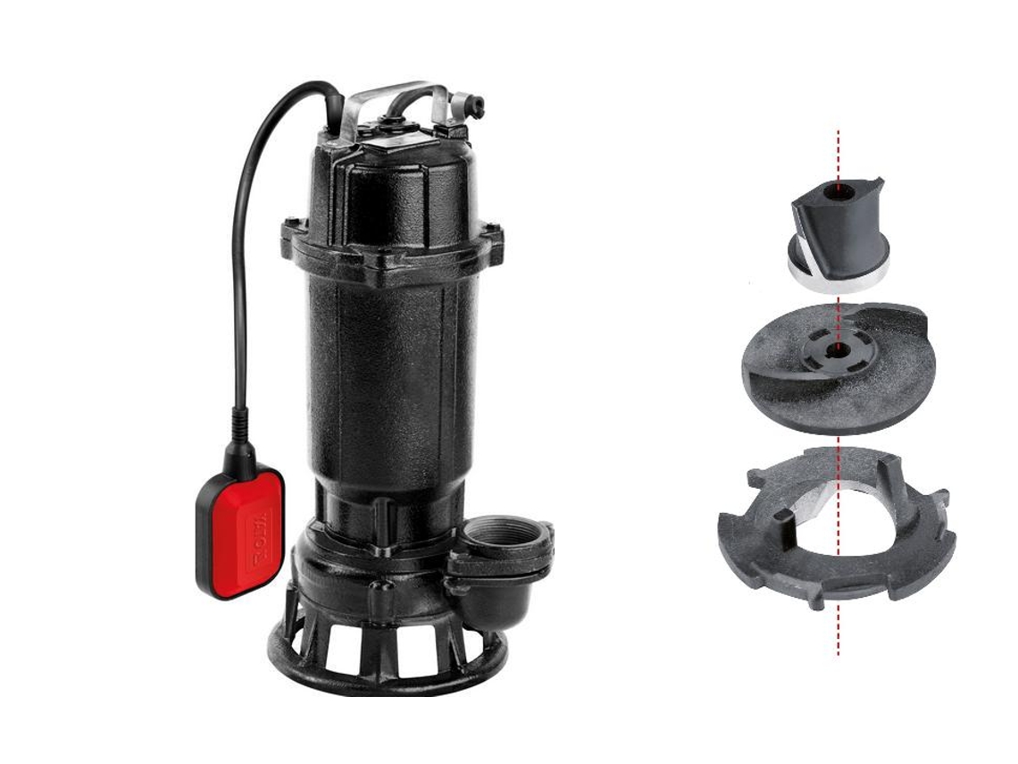 Bomba de hierro fundido con trituradora de 750 W Yato