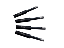 Brocas Con Punta De Diamante Linjou 6mm Pack De 4, Construcción Resistente Con Núcleo De Cera