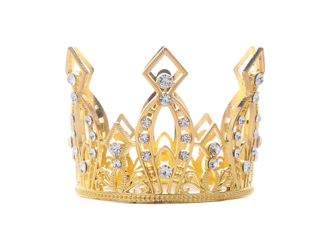 Decorações De Coroas Douradas Para Bolos, Chapéus, Decorações Para Sobremesas, Artesanato.