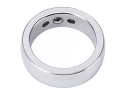 Anillo Inteligente Con Monitor De Actividad Física, Monitor De Sueño, Temperatura, Resistente Al Agua Ip68, Color Plata, Talla 22.