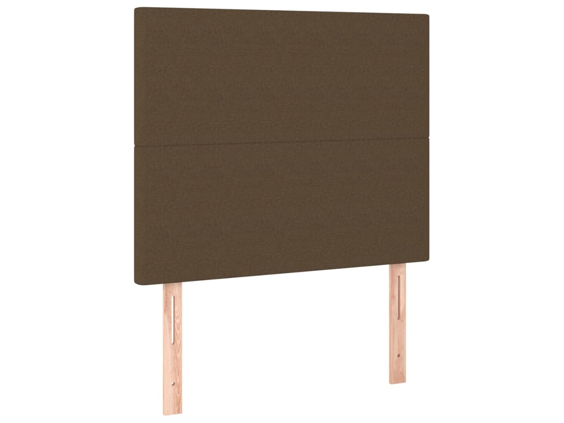 Cabecero 90x5x118/128 cm Tejido Marrón Oscuro MAISON EXCLUSIVE