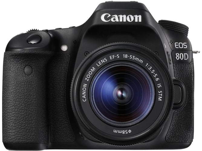 Kit Cámara Réflex CANON 80D + EF-S 18-55 IS STM