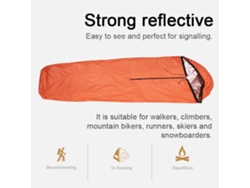 Saco De Dormir Ligero Y Portátil De Nailon Para Acampada, Uso De Emergencia, Ideal Para Viajes Y Senderismo Al Aire Libre.