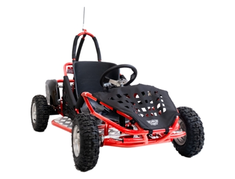 Kart Eléctrico 48V con Neumáticos de Goma, Velocidad máx 35km/h (Edad mínima recomendada: 3 años)