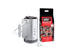 Kit de Encendedor WEBER Rapid Fire (2KG Briquetas+ 3 Encendedores)
