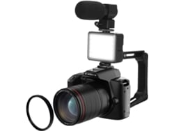 Cámara Digital Con Visión Nocturna, Zoom Y Funciones Para Bloguear (4k)